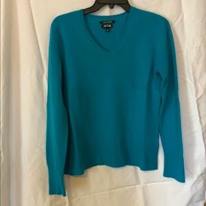 Turquoise cashmere sweater
